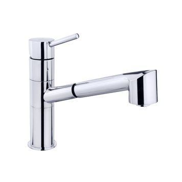 Смеситель EMMEVI PIPER для кухни з висувною лійкою хром CR45065 CR45065 фото