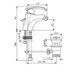 Смеситель EMMEVI RAMSES для биде матовий-хром SC72004 SC72004 фото 2