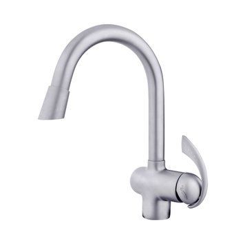Смеситель EMMEVI RAMSES для кухни з висувною лійкою матовий-хром SC72066 SC72066 фото