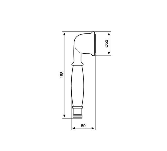 Лійка "EM" MALVA бронза СО 2502BR C02502BR фото
